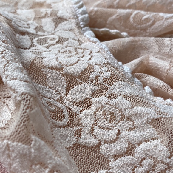 Jigsaw- women’s lace rose pink/cream coloured top - Picture 8 of 8